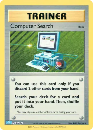 Image de la carte Pokemon Computer Search 020/34