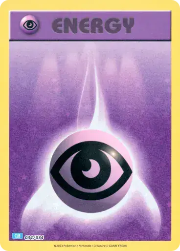 Image de la carte Pokemon Psychic Energy 034/34