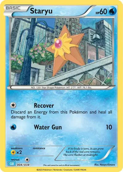 Carte Pokémon  004/34 — Classic : Squirtle