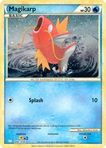 Image de la carte Pokemon Magikarp 006/34