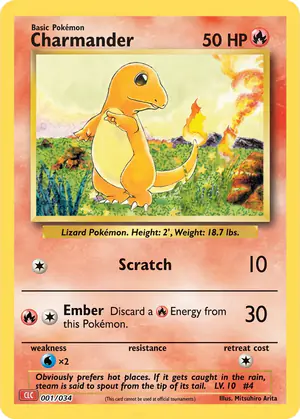Charmander 001/034