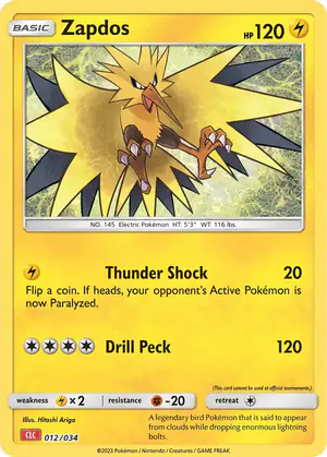 Zapdos 012/034