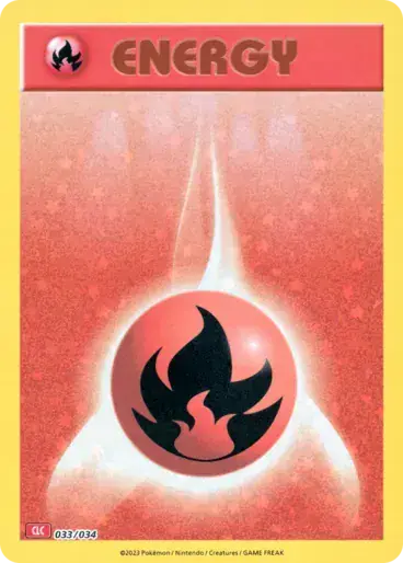 Image de la carte Pokemon Fire Energy 033/34