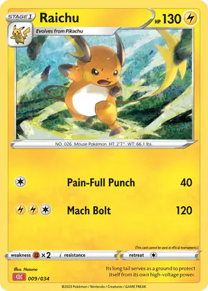 Raichu 009/034