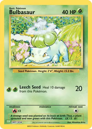 Bulbasaur 001/034