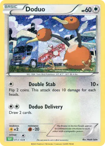 Image de la carte Pokemon Doduo 013/34