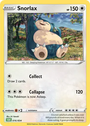 Snorlax 016/034