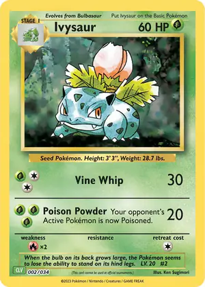 Ivysaur 002/034
