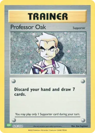 Image de la carte Pokemon Professor Oak 024/34