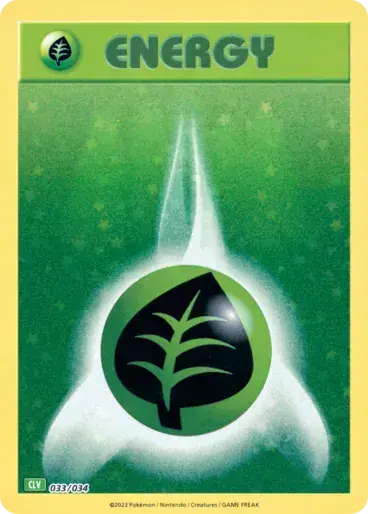 Image de la carte Pokemon Grass Energy 033/34