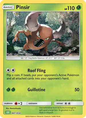 Pinsir 007/034