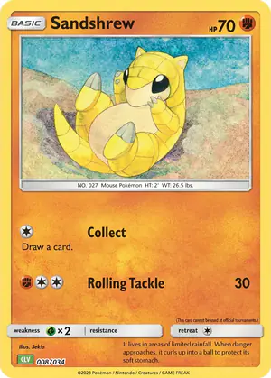 Sandshrew 008/034