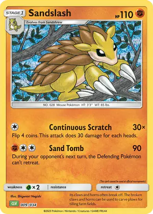 Sandslash 009/034