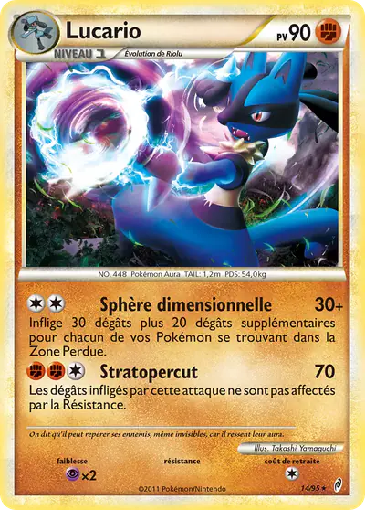 Image de la carte Pokemon Lucario 14/95