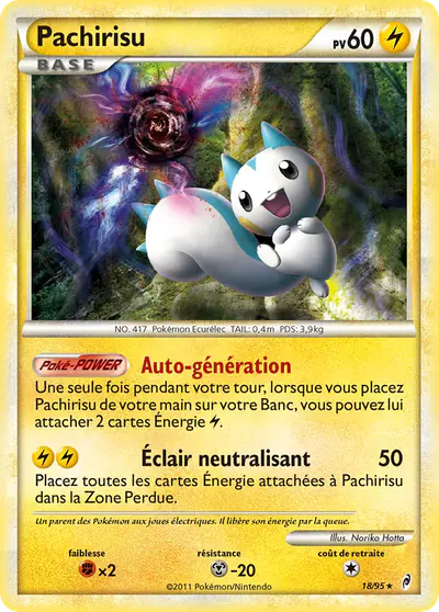 Image de la carte Pokemon Pachirisu 18/95