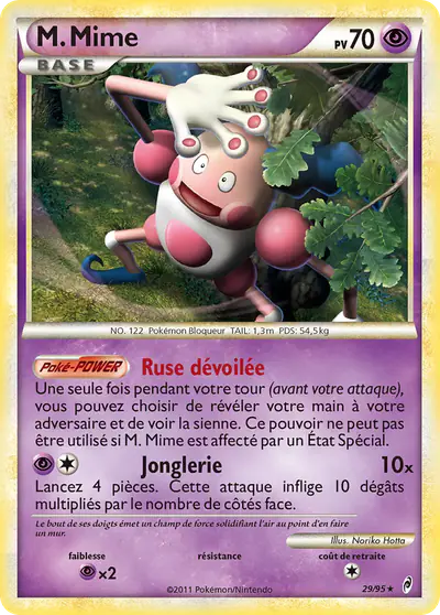 Image de la carte Pokemon M. Mime 29/95