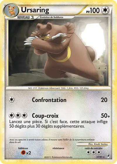 Image de la carte Pokemon Ursaring 37/95