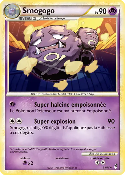 Image de la carte Pokemon Smogogo 38/95
