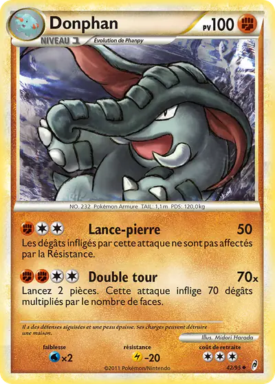Image de la carte Pokemon Donphan 42/95