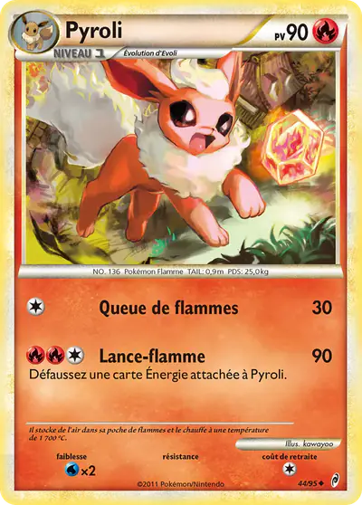 Image de la carte Pokemon Pyroli 44/95