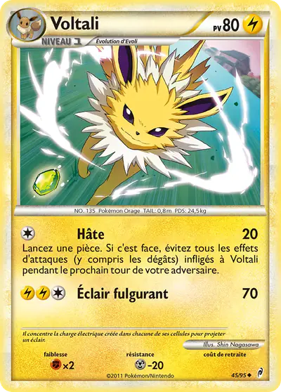 Image de la carte Pokemon Voltali 45/95