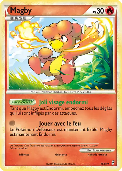 Image de la carte Pokemon Magby 46/95