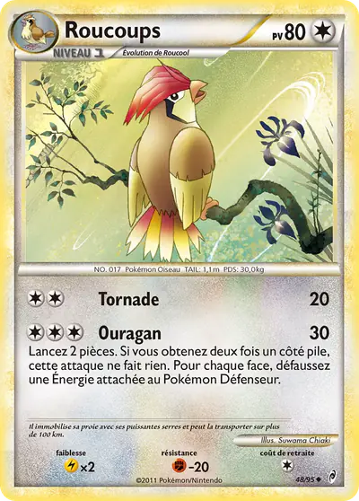Image de la carte Pokemon Roucoups 48/95