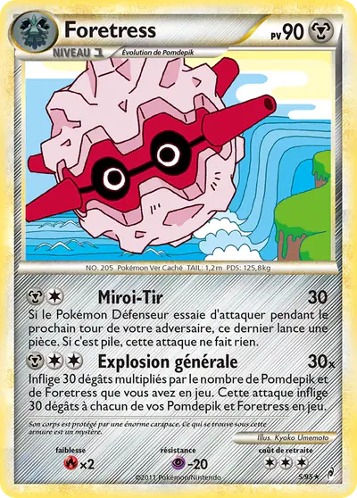 Image de la carte Pokemon Foretress 5/95