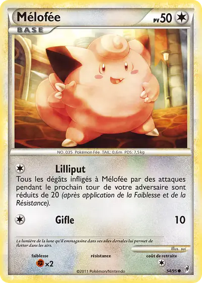Image de la carte Pokemon Mélofée 54/95