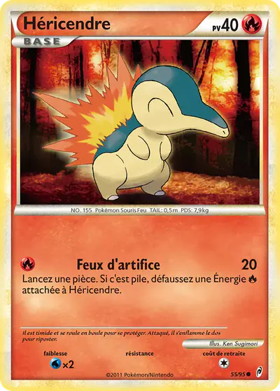 Image de la carte Pokemon Héricendre 55/95