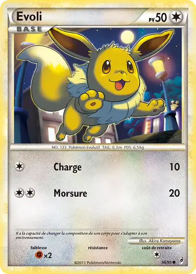 Image de la carte Pokemon Évoli 56/95