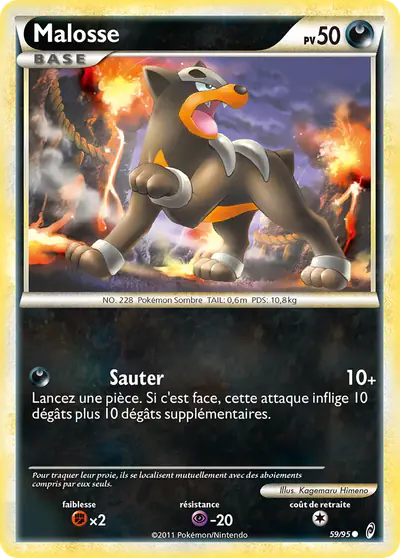 Image de la carte Pokemon Malosse 59/95
