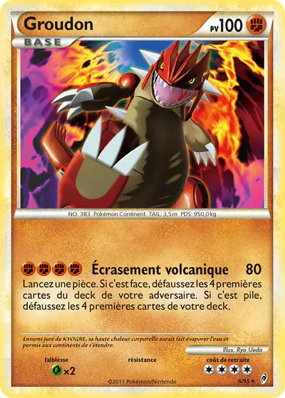 Image de la carte Pokemon Groudon 6/95