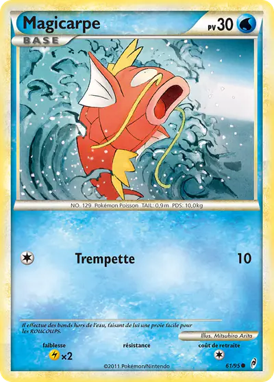 Image de la carte Pokemon Magicarpe 61/95