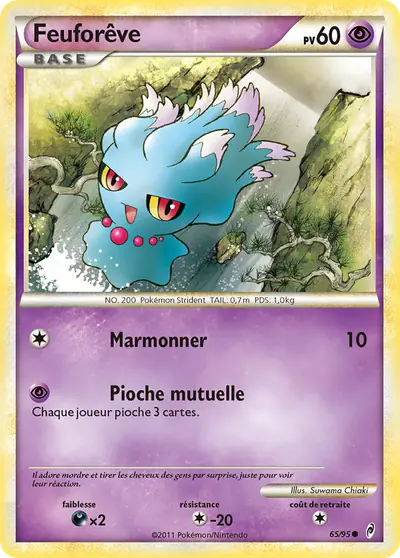 Image de la carte Pokemon Feuforêve 65/95