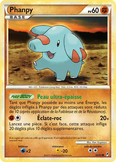 Image de la carte Pokemon Phanpy 66/95