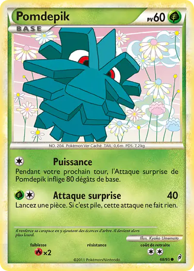 Image de la carte Pokemon Pomdepik 68/95