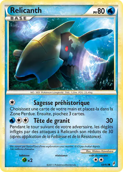 Image de la carte Pokemon Relicanth 69/95