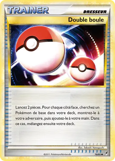 Image de la carte Pokemon Double boule 78/95