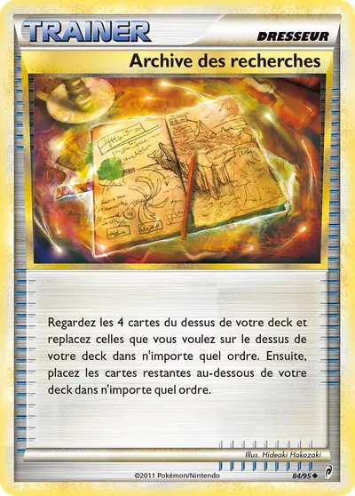 Image de la carte Pokemon Archive des recherches 84/95
