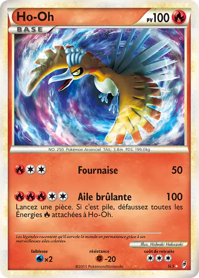 Image de la carte Pokemon Ho-Oh SL5/95