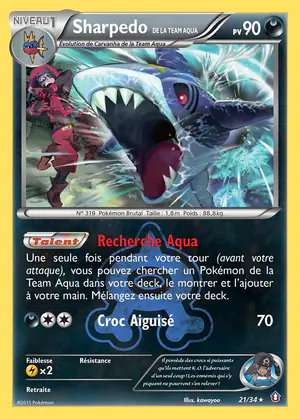 Sharpedo de la Team Aqua 21/34