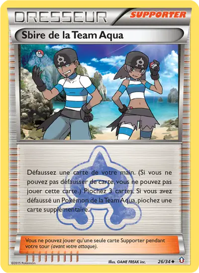 Image de la carte Pokemon Sbire de la Team Aqua 26/34