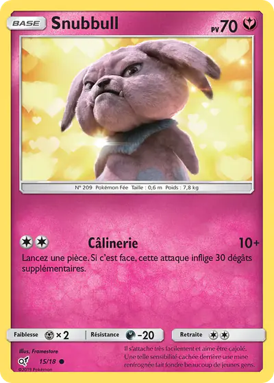 Image de la carte Pokemon Snubbull 15/18