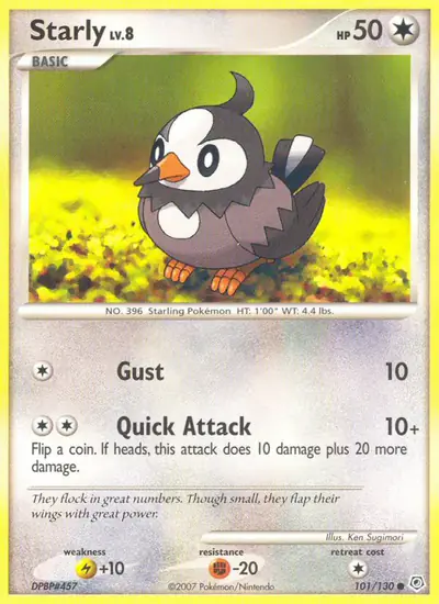 Image de la carte Pokemon Etourmi 101/130