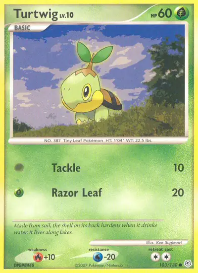 Image de la carte Pokemon Tortipouss 103/130