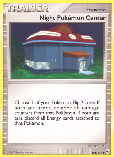 Image de la carte Pokemon Centre Pokémon de Nuit 108/130