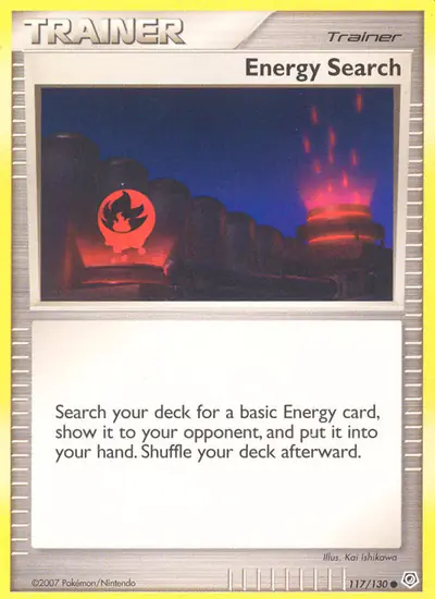 Image de la carte Pokemon Recherche d'énergie 117/130