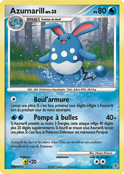 Image de la carte Pokemon Azumarill 18/130