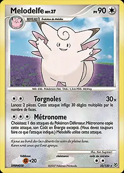Image de la carte Pokemon Mélodelfe 22/130